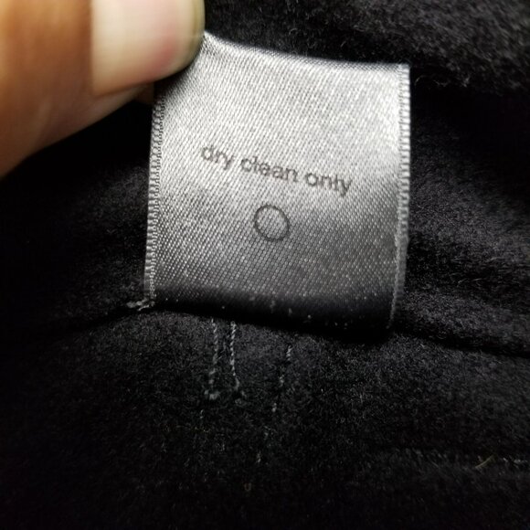 John Varvatos Pants Womens EU 44 US 12 Black Cashmere Wool Blend Trousers - Picture 11 of 12